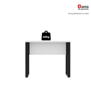 Ver mais imagens de Escrivaninha M90/60P25TUB 90cm Industrial Branco e Preto Cinza