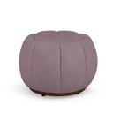 Ver imagem 4 de Poltrona Decorativa Orgânica Fixa com Puff Nuvem Boucle Rose com Apoio para Os Pés Loja Sheep
