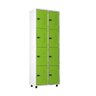 Armário Roupeiro Aço 8 Portas Academia Guarda Volume Ea702 Verde - 1