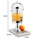 Ver imagem 2 de Suqueira Suco Fácil De 8 Litros Refresqueira Com Refil Para Gelo Marchesoni