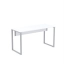 Ver imagem 3 de Mesa Madeira M134/60P25TUB 134cm Industrial Branco e Cinza