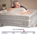 Ver imagem 3 de Cama Box Queen Colchão Molas Ensacadas Viscoelástica Espuma Nasa Ortopédico D33 Bf Colchões