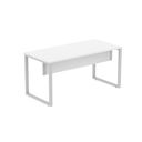 Ver imagem 3 de Mesa Madeira M150/70P25TUB 150cm Industrial Branco e Cinza
