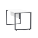 Ver imagem 7 de Mesa Madeira M150/70P25TUB 150cm Industrial Branco e Grafito Cinza