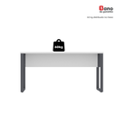Ver mais imagens de Mesa Madeira M150/70P25TUB 150cm Industrial Branco e Grafito Cinza