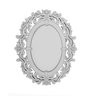 Espelho veneziano Provençal Decorativo 45x65 3882:prata - 1