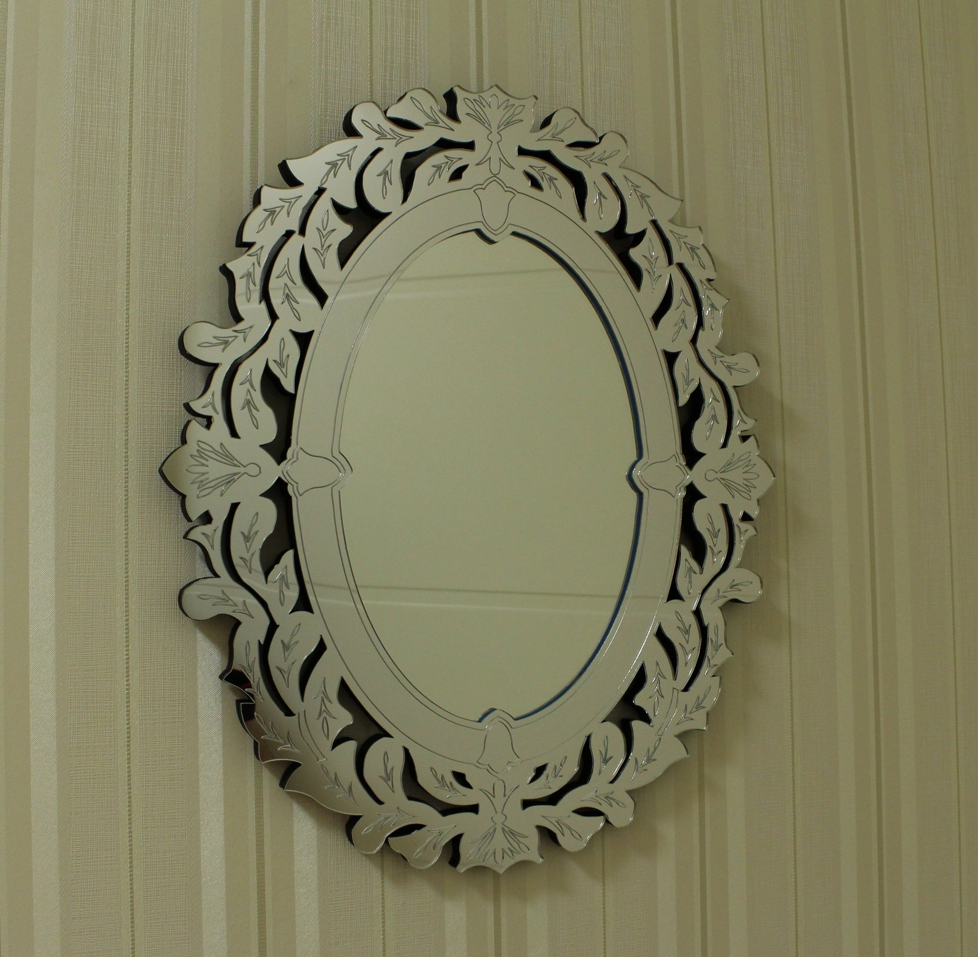 Espelho veneziano Provençal Decorativo 45x65 3882:prata - 2