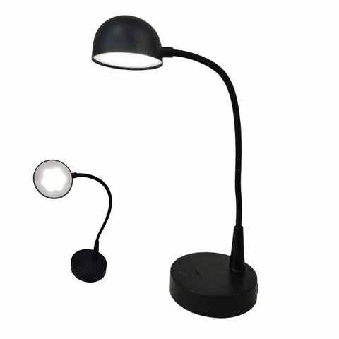 Luminaria Abajur 3 Tons Led Touch Flexivel Usb Bateria Recarregavel Casa Trabalho Mesa Quarto Cabece