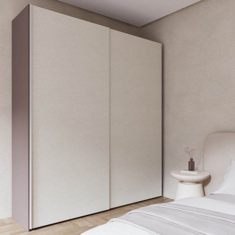Guarda Roupa Planejado 100% MDF 2 Portas de Correr Orion CabeCasa MadeiraOriginals Marrom