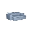 Ver imagem 4 de Sofá Cama Casal Retrátil e Reclinável em Linho Sofatec