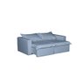 Sofá Cama Casal Retrátil e Reclinável em Linho Sofatec - 4
