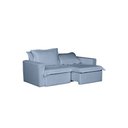 Ver imagem 5 de Sofá Cama Casal Retrátil e Reclinável em Linho Sofatec