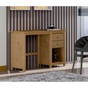 Ver imagem 2 de Escrivaninha em Madeira 2 Gavetas Linha Topázio - Freijó