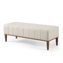 Ver imagem 1 de Recamier Calçadeira Casal 140 Domênico - Linho Prime Cru