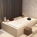 Ver imagem 3 de Banheira de Hidromassagem 170cmx80cmx43cm 4 Jatos Acrílico P1 sem Aquecedor Gran Luxo e Cromoterapia