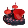 Kit Almofada Porta Pipoca Balde Copos Coração Netflix - 1