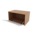 Ver imagem 7 de Conjunto de Banheiro com Gabinete Suspenso 1 Porta, Espelheira e Armário com Rodízios Branco/Amêndoa