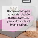 Ver imagem 5 de Kit 2 Jogos de Cama Lençol Solteirão 100% Algodão com Elástico Edromania Emcompre