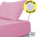 Ver imagem 3 de Kit 2 Jogos de Cama Lençol Solteirão 100% Algodão com Elástico Edromania Emcompre