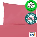 Ver imagem 4 de Kit 2 Jogos de Cama Lençol Solteirão 100% Algodão com Elástico Edromania Emcompre