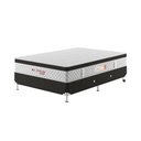 Ver imagem 1 de Cama Box Casal Bio Felicitá Spubio Incofal Preto 138x188x52cm