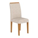 Ver imagem 3 de Mesa com 6 Cadeiras Pierre 1,60 Cina/off White/bege - Móveis Arapongas Cinamomo/off White/bege 03