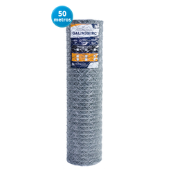 TELA HEXAGONAL GALINHEIRO TAG MALHA 2" FIO BWG 18 (1,24mm) RL 50X0,8m - 5