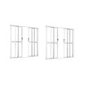 Ver imagem 5 de Kit com 2 Portas Sacada de Alumínio 4 Folhas 210 x 200cm com Fechadura Linha 25 Branco Esquadrias Bergamo