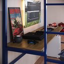 Ver imagem 5 de Beliche Suspenso Solteiro Jolie:azul Del Rey