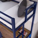 Ver imagem 3 de Beliche Suspenso Solteiro Jolie:azul Del Rey