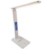 Luminária Articulada Led Touch Dobravel Termometro Relógio Digital Alarme Mesa Calendario - 12