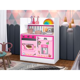 Cozinha Infantil Para Meninas Com Cooktop e Fogão - 1