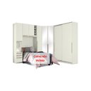 Ver mais imagens de Quarto Henn Seletto 5 Peças (1 Armário Ponte + 1 Closet + 2 Guarda Roupas + 1 Componente) Qmh03 Arei