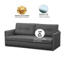 Ver imagem 3 de Sofá Cama 2 Lugares 1,50m Luisa Suede Adonai Estofados