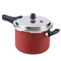 Panela de Pressão Fechamento Externo 4,5l Vermelha Nacional - 1