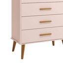 Ver imagem 2 de Cômoda Gaveteiro Infantil Isis Rosa Acetinado - Reller