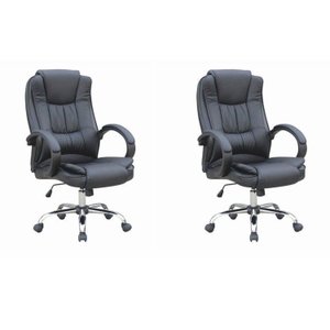 Kit 2 Cadeiras para Escritório Presidente Corino Master Soft