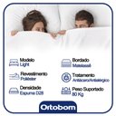 Ver imagem 3 de Colchão Casal Ortobom Light D28 138X188X20 Espuma D28 Pró Aditivada De Alta Performance