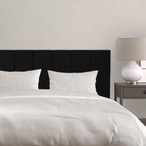 Cabeceira Estofada Modular Cama de Casal Autocolante- 2,00 Metros