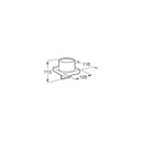 Ver imagem 2 de Kit com 3 Cabide Hotels Round Black Design Elegante