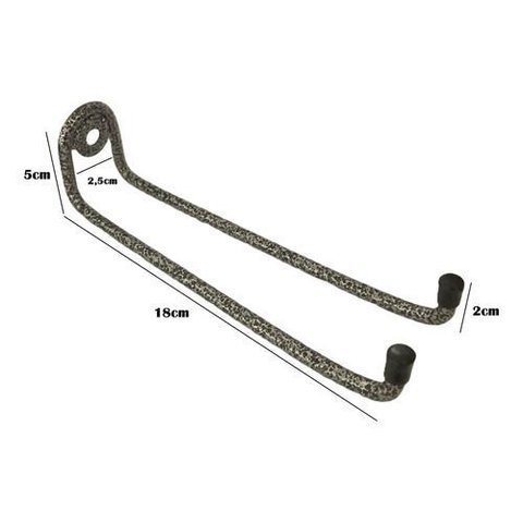 Suporte de Parede P/ Vassoura e Rodo 18cm