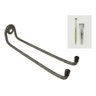Suporte de Parede P/ Vassoura e Rodo 18cm - 2