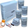 Alarme Wifi Ppa Monitoramento App Sirene 4 Sensores com Fio - 6