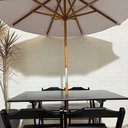 Ver imagem 3 de Conjunto Dobrável 120x70 com Ombrelone Paraná Cor do Conjunto:preto;cor do Ombrelone:branco