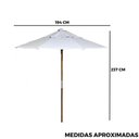 Ver imagem 5 de Conjunto Dobrável 120x70 com Ombrelone Paraná Cor do Conjunto:preto;cor do Ombrelone:branco