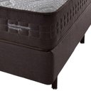 Ver imagem 5 de Cama Box Queen Marrom + Colchão Molas Ensacadas Magnético Massageador Memphis 158x198x67cm