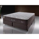 Ver imagem 2 de Cama Box Queen Marrom + Colchão Molas Ensacadas Magnético Massageador Memphis 158x198x67cm
