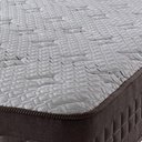 Ver imagem 6 de Cama Box Queen Marrom + Colchão Molas Ensacadas Magnético Massageador Memphis 158x198x67cm