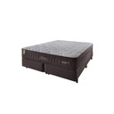 Ver imagem 1 de Cama Box Queen Marrom + Colchão Molas Ensacadas Magnético Massageador Memphis 158x198x67cm