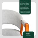 Ver imagem 4 de Combo 4 Poltronas Lithi Decorativas e Estofadas Confortáveis Recepção